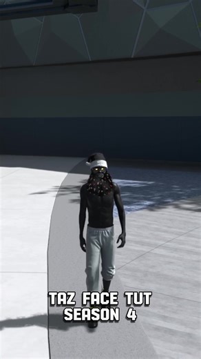 Taz Face Tutorial for NBA 2K Season 4