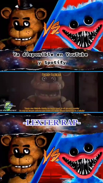 Freddy Fazbear vs Huggy Wuggy: Batalla Épica de Rap
