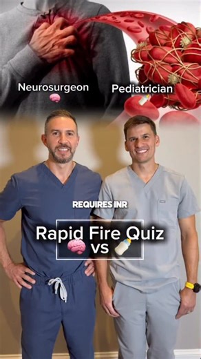 𝗗𝗿. 𝐒𝐭𝐞𝐯𝐞𝐧 𝐒𝐩𝐢𝐭𝐳 | 𝐍𝐞𝐮𝐫𝐨𝐬𝐮𝐫𝐠𝐞𝐨𝐧 on Instagram: "Who won? 🏆 We’re both 10 years into our respective specialty…👀 Rapid-fire med facts for your shift today ⚡️📚 1️⃣ Reversing benzos? Flumazenil. 2️⃣ U waves on ECG? Hypokalemia. 3️⃣ Metoprolol MOA? Beta-1 selective blocker. ↓ HR, ↓ contractility. 4️⃣ Which anticoagulant needs INR checks? Warfarin. 5️⃣ Diabetes med linked to lactic acidosis? Metformin. 6️⃣ Acetaminophen overdose antidote? N-acetylcysteine (NAC). 7️⃣ Most com