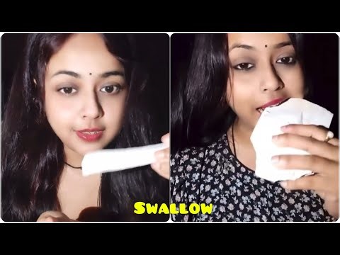 White slate bar & shale stone | Swallow | ASMR | Crunchy satisfying sound