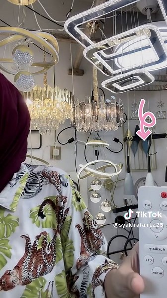 E.Home Lampu Plafon LED 22W 3 Warna Modern Hias Rumah Ruang Tamu Kamar Minimalis Tempat Lampu Plafon Ceiling Lamp Akrilik Hitam Garansi 1 Tahun COD