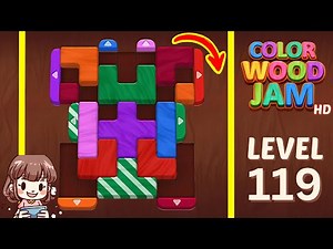 Color Wood Jam Level 119 Solution Walkthrough