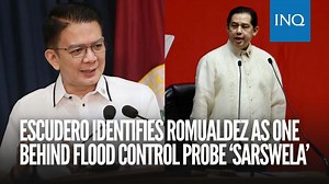 314K views · 7.6K reactions | Sen. Chiz Escudero on Monday accused Leyte 1st District Rep. Ferdinand Martin Romualdez of orchestrating a “sarswela” to divert the attention of the public against House lawmakers allegedly behind the flood control anomalies. READ: https://newsinfo.inquirer.net/2116916/escudero-identifies-romualdez-as-one-behind-flood-control-probe-sarsuela | INQUIRER.net | Facebook