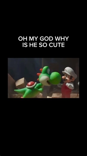 Alright, Yoshi is actually adorable. #mariomovie #memes #yoshi #supermariobros #nintendo #fyp
