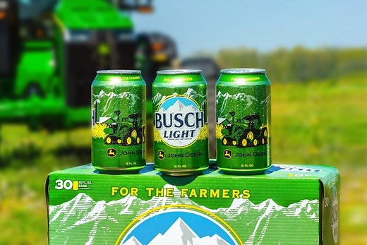 Busch Light Teams Up With John Deere For New “For The Farmers” Cans In John Deere Green | Whiskey Riff