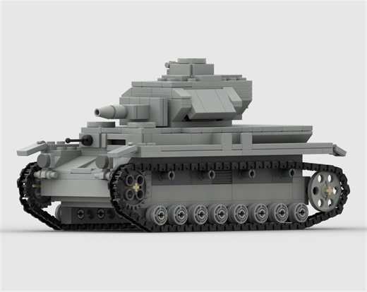 LEGO WW2 Panzer IV Tank