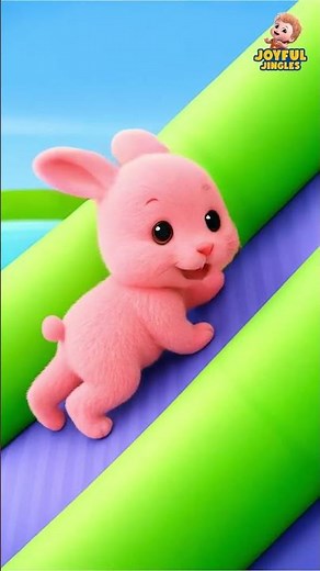 Rabbit Went Over The Mountain | Nursery Baby Cartoon Rhymes | Joyful Jingles #shorts #rhymes