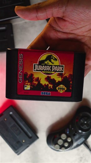 Jurassic Park released In 1993 for the Sega Genesis. #sega #segagenesis #jurrasicpark