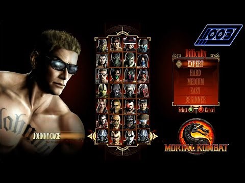 Mortal Kombat 2011 Johnny Cage Arcade Ladder (Expert Difficulty)