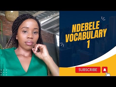 Ndebele Words for Beginners 1