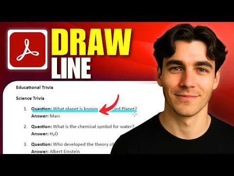 How To Draw A Line In Adobe Acrobat (Tutorial 2026)