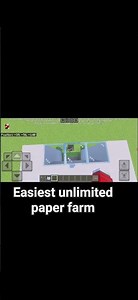 Very Very Very Easy and Unlimited Paper Farm for Minecraft Beginning.#minecraftbedrock#I.M.BEASTY.