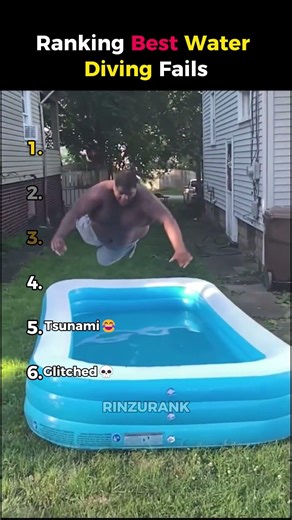Ranking Best Water Diving Fails😂😭