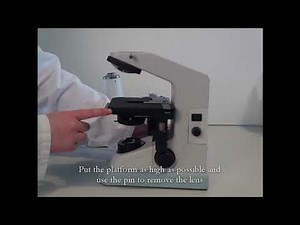 How to disassemble a microscope