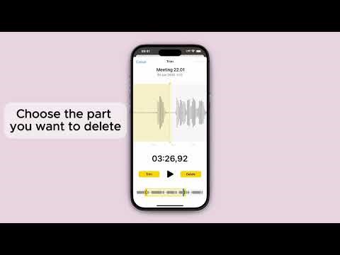 how to edit voice memo iphone 1
