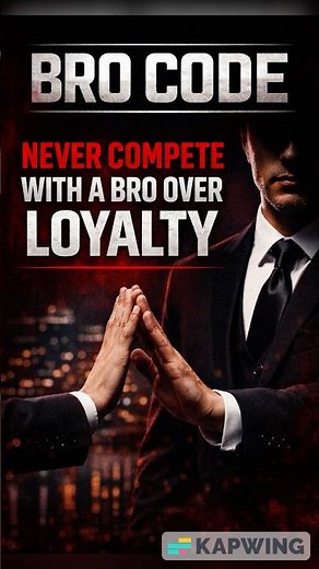 BRO CODE – Never Compete With a Bro Over Loyalty