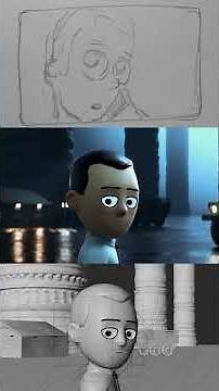 Different stages of animating (SCP Dreams, Episode 1)