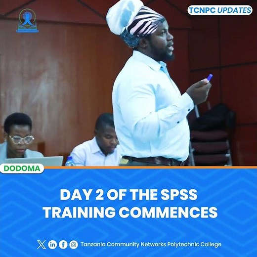 Digital Data Collection and SPSS Training by Tanzania Community Networks Polytechnic College