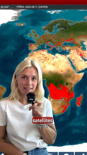 11K views · 105 reactions | Thousands of fire spots are visible over Africa right now  But not all of them are wildfires, many are controlled agricultural burns detected by NASA’s Fire Information for Resource Management System. Our fire map shows both, giving you the full picture from space  #wildfires #agriculture #NASA #windy | Windy.com | Facebook