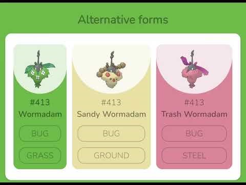 SOME POKEMON WITH VARIOUS FORM AND TYPE GEN 1 TO GEN 9#REGIONAL FORM#PERSENTAGE FORM#POKEMON.