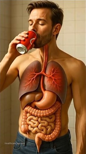 human digestive system in 3d animation #3danimation #shorts