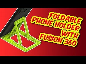 Let's design a foldable phone stand with Fusion 360 - STL