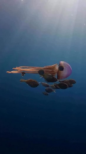 418 reactions · 47 shares |  Pelagic Purple Jellyfish  This is the Scyphozoan jellyfish, Thysanostoma loriferum, a member of the Mosaic Jellies (Leptobrachidae family)! It is a relatively rare species with little being known surrounding its ecology, which is the case for a lot of jellyfish species due to the challenges associated with detecting and studying them in their natural environments!  @yoshua_surjo | We Need This | Facebook