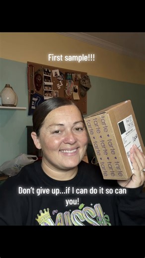 Yall I got my first sample product!! To say I’m excited is an understatement! Don’t give up if I can do it so can you! #microinfluencer #workingmom #momsoftiktok #momofboys #dontgiveup