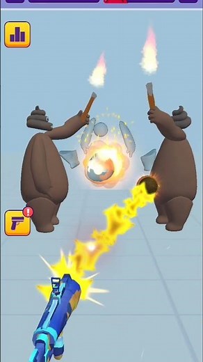 Funny Cartoon Shooting Game 🎯😂 Hilarious Gameplay #shorts