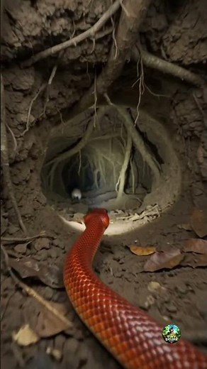 I Put a Tiny Camera on a Red Snake 🐍 | Red Snake POV Wildlife