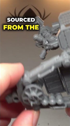 I Bult A Custom Walking Artillery Platform For The Praetorian Guard #warhammer #warhammer40k