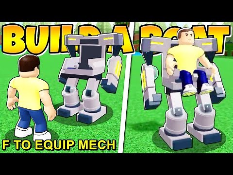 THE FIRST MIND CONTROLLED MECH IN Build a Boat! *INSANE*