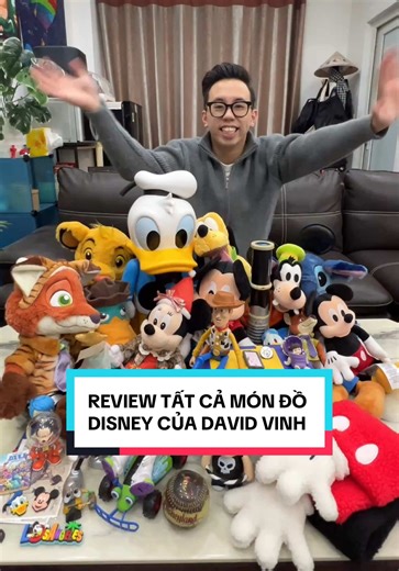 Review tất cả món đồ Disney của David Vinh