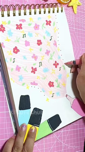 Aesthetic Art Front Page Ideas 🎨 Cute & Creative! #CuteChubbyDoodles #shorts