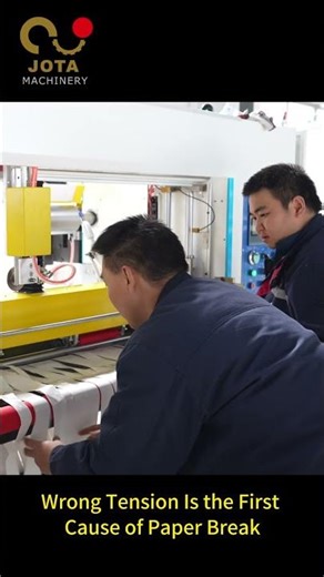 #shorts Dull Blade Causes Paper Break | Slitting Machine Cutting Problem