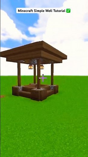 How to Build a Well in Minecraft (Simple Tutorial)