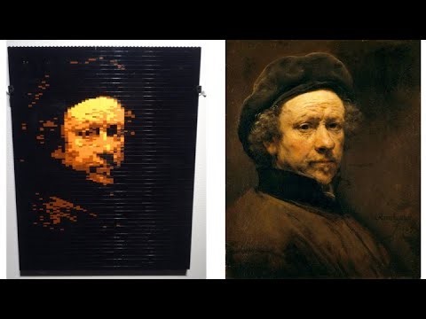 LEGO Self Portrait - The Art of the Brick - Nathan Sawaya