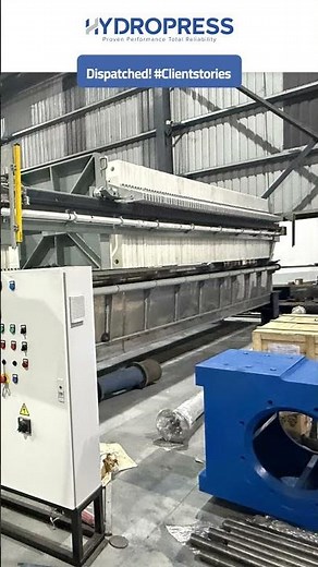Upgrade Your Sludge Filtration with Hydropress 1500mm Automatic Filter Press