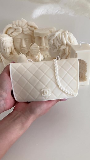 LUXURY CHANEL BAG 👜 Now you can purchase your favorite candles directly via our shop on ETSY! 🥰🥰🥰 GET A GRAND OPENING SALE : 50% OFF FOR ALL CANDLES! 💗 Link in bio🤍 auraaestheticcandle.etsy.com #candle #candles #candlemaking #candleshop #sculpture #handmade #candlesofinstagram #candlemagic #giftideas #soywax #homedecor #soywaxcandles #fragrance #scented #scentedcandles #minimalism #womanownedbusiness #homeinspiration #candlelover #pillarcandles #sculpturalcandles #smallbusiness #etsy #vega