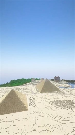 @minicraft_editz on Instagram: "Pyramids of Giza Minecraft | Timelapse | #builds #viral #minecraft"