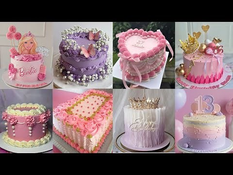 🎂 Birthday cakes for girls 💖 Aesthetic pink & girly cakes