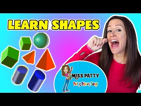 Shapes Children's Song (Official Video) Triangle, Circle, Square and Rectangle | Patty Shukla