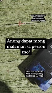 99K views · 2.4K reactions | will resonate mostly with: ARIES, TAURUS, GEMINI, CANCER, LEO and VIRGO #tarotnitemari #tarotnitem #TagalogTarotReading | Temari Alfonso | Facebook