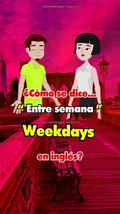 179K views · 4K reactions | Cómo se dice "Weekdays" en Inglés... - #aprendeingles #inglesonline #learnenglish #fraseseningles #palabraseningles #inglesfacil #aprendeinglesonline | Ingles en un 2x3 y más | Facebook