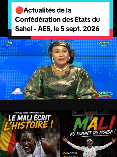 Actualités Confédération des États du Sahel (AES) — 5 sept. 2026