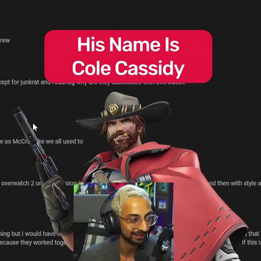 Cole Cassidy: The Overwatch Character