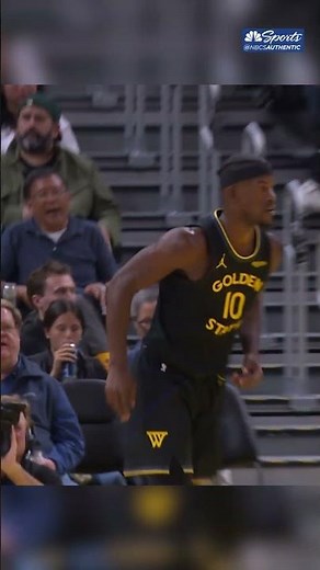 Kuminga finds Jimmy for the finish 👊 | NBC Sports Bay Area