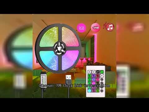 5V LED Strip Light RGB With USB 24Key Infrared Remote Control For Color Change Brightness SMD Suitab