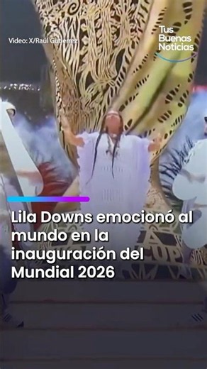 Lila Downs welcomes the world at the opening of the #worldcupmexico2026