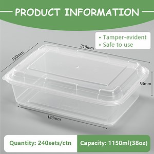 [Hot Item] Eco-Friendly Reusable Food Storage Containers for Takeout Meals